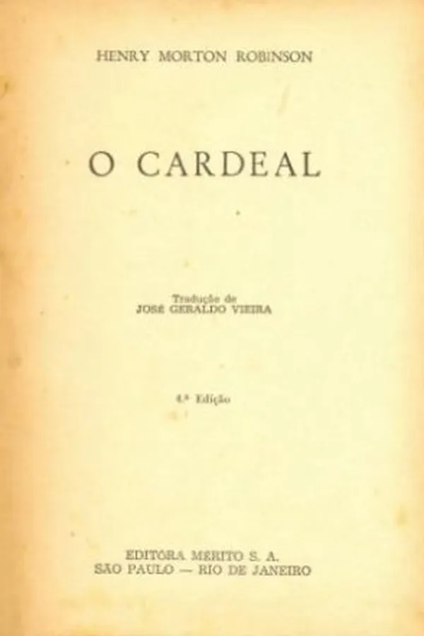 Capa de O Cardeal