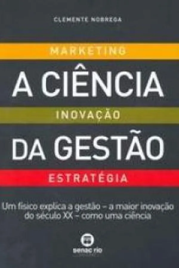 Capa de A ciência da gestão