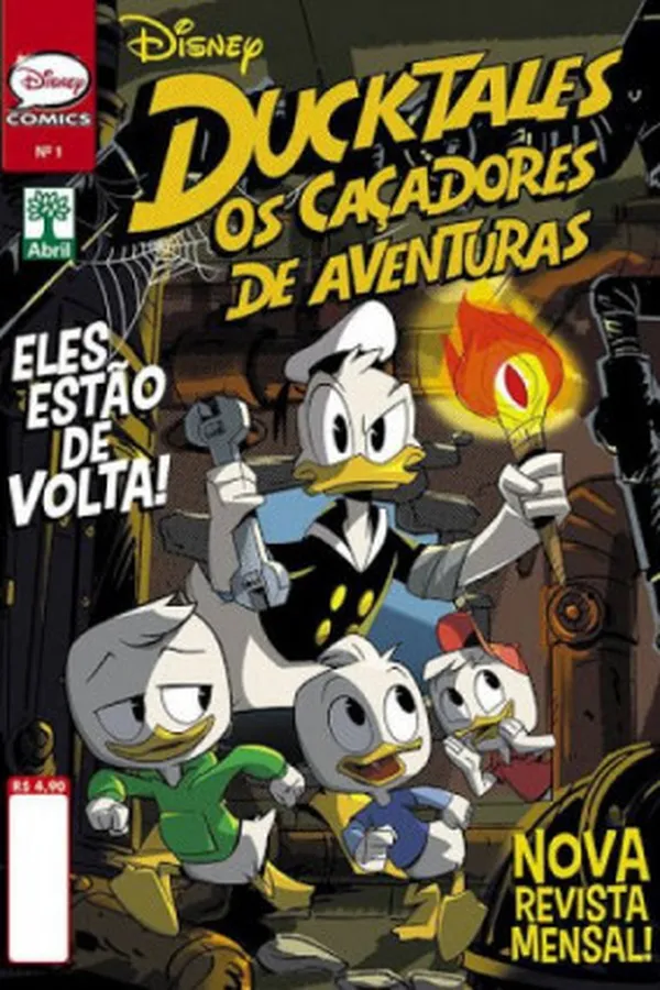 Capa de DuckTales, Os Caçadores de Aventuras #01