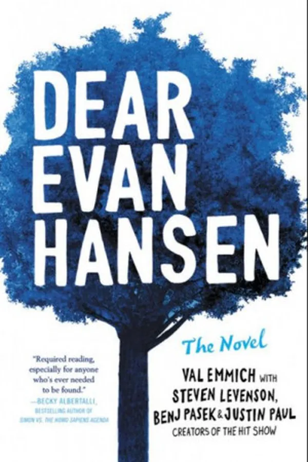 Capa de Dear Evan Hansen: The Novel