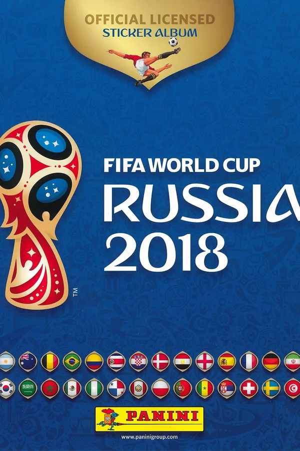 Capa de Livro Ilustrado Oficial Copa do Mundo FIFA Rússia 2018