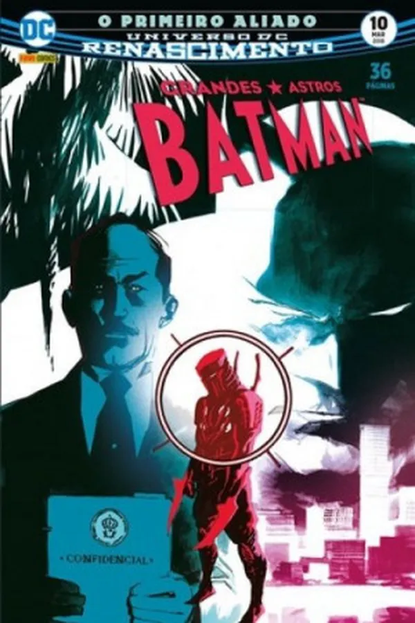 Capa de Grandes Astros Batman #10