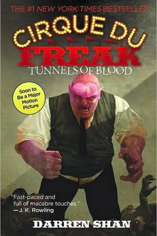 Capa de Cirque du Freak 03 - Tunnels of Blood