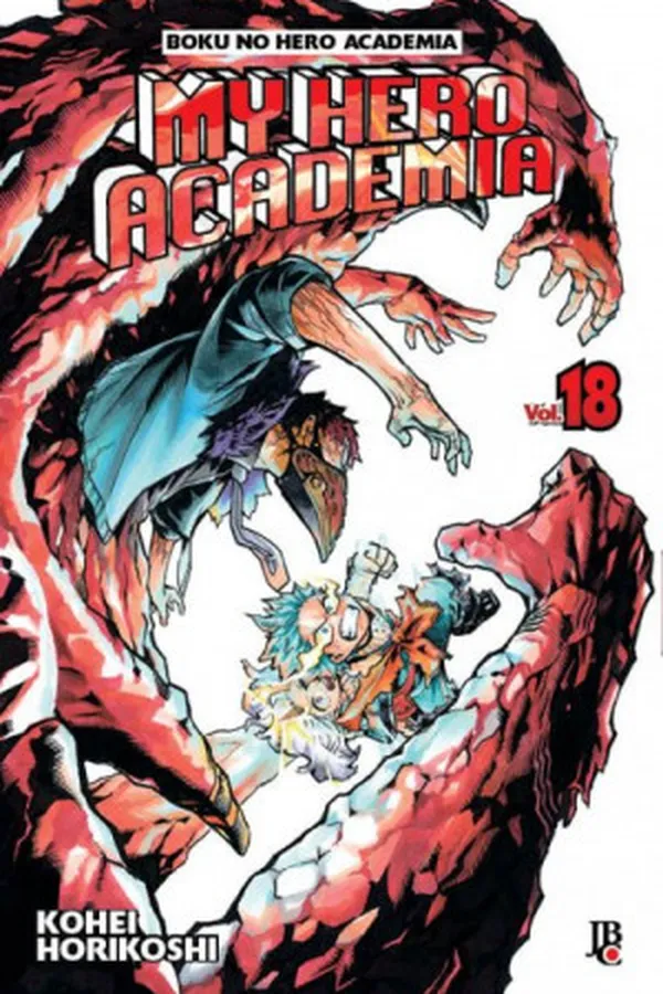 Capa de My Hero Academia #18