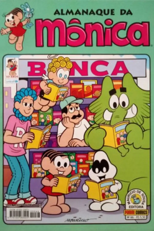 Capa de Almanaque da Mônica - nº 66