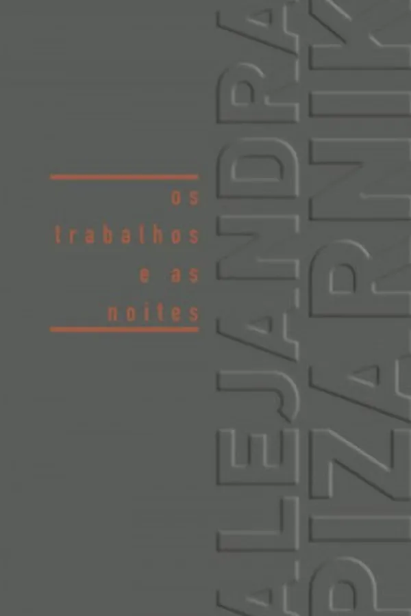 Capa de Os trabalhos e as noites