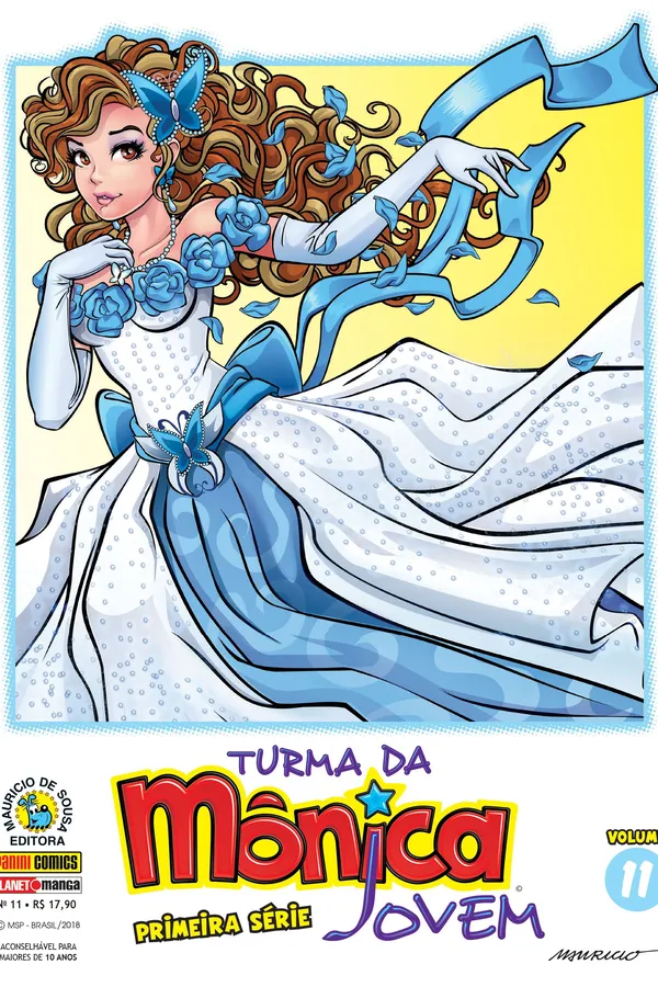 Capa de Turma da Mônica Jovem - Primeira Série - Volume 11