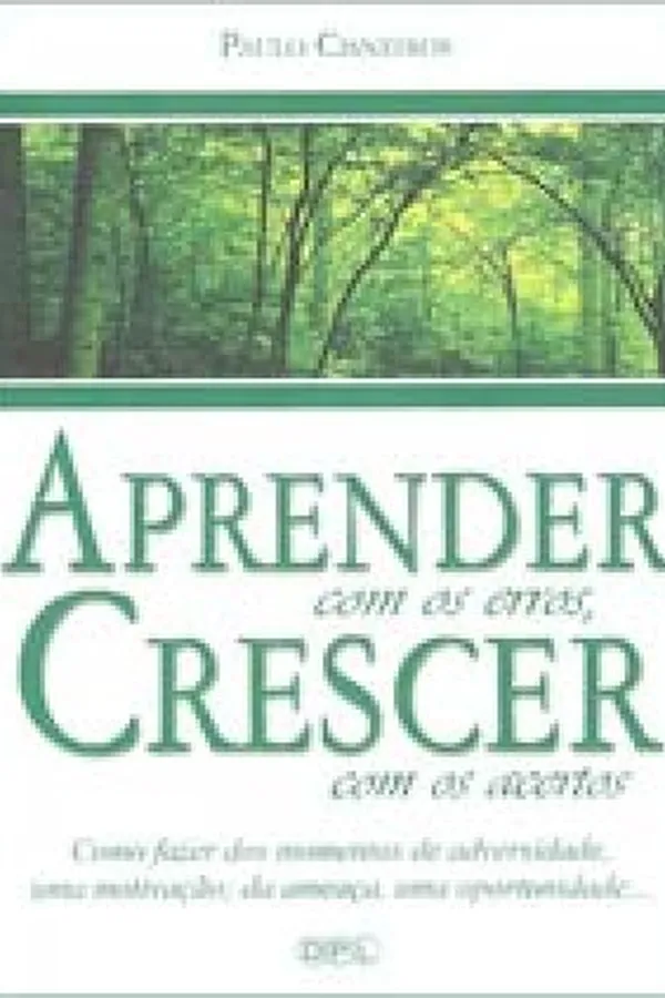 Capa de Aprender com os erros ,Crescer com os acertos