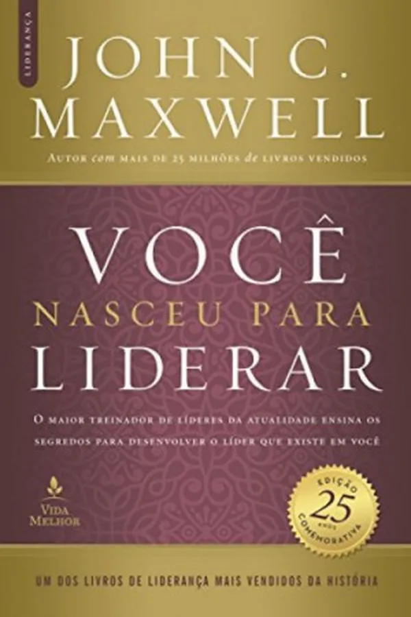 Capa de Você Nasceu Para Liderar (edição 25 Anos)