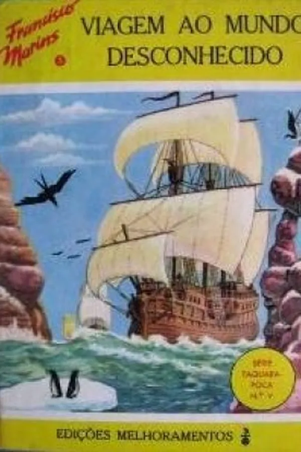 Capa de Viagem ao Mundo Desconhecido