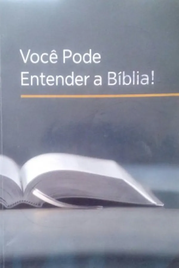 Cover of Você Pode Entender a Bíblia!