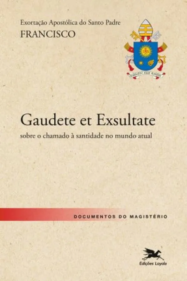 Capa de Exortação Apostólica Gaudete Et Exsultate
