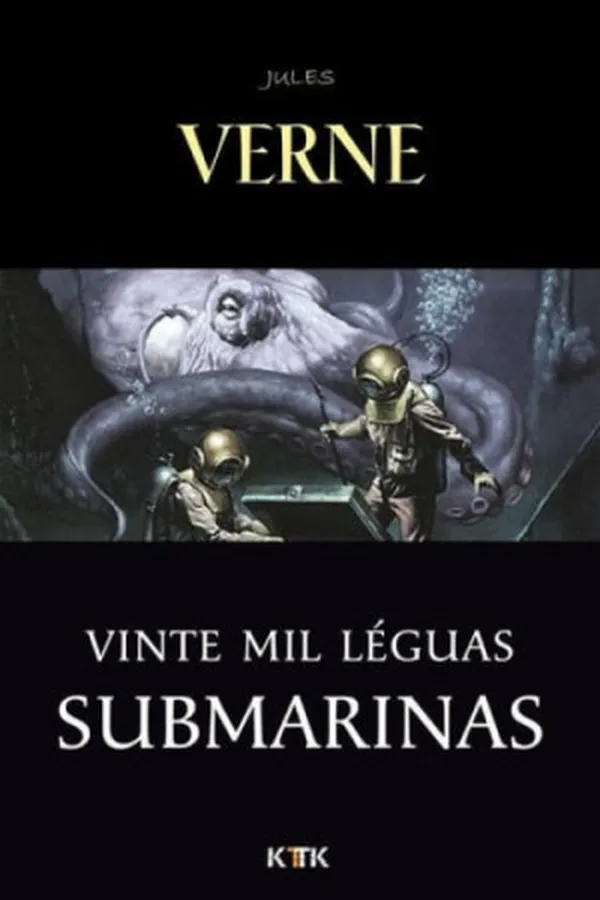 Capa de Vinte Mil Léguas Submarinas