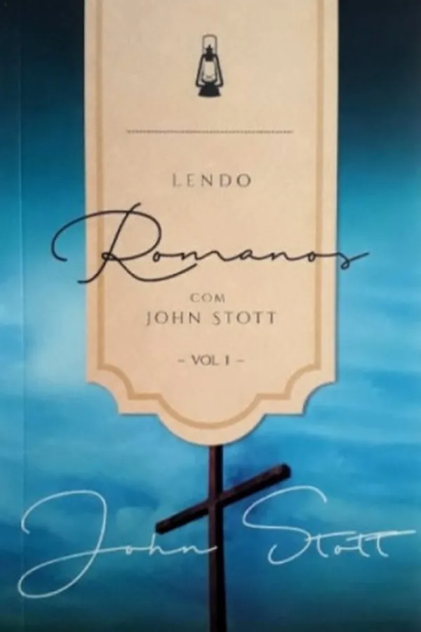 Capa de Lendo Romanos com John Stott