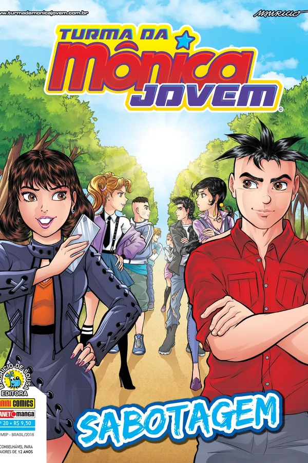 Capa de Turma da Mônica Jovem #120