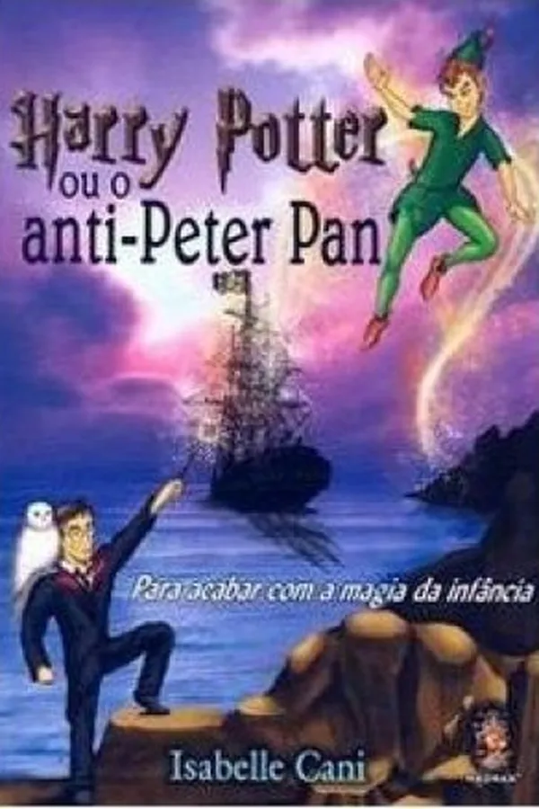 Capa de Harry Potter ou o anti-Peter Pan