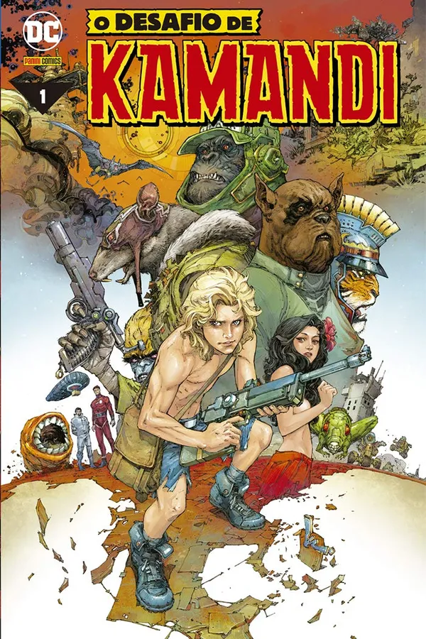 Capa de O Desafio de Kamandi - Volume 1