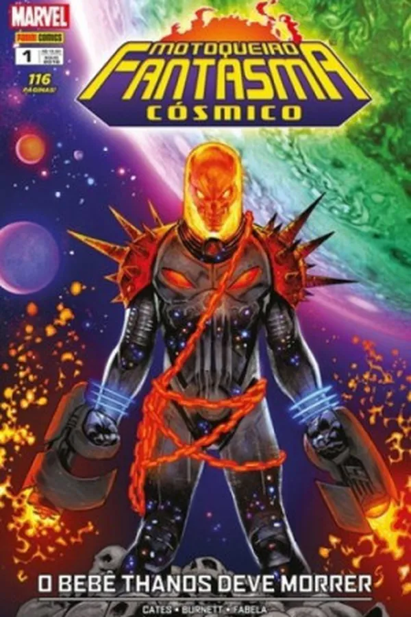 Capa de Motoqueiro Fantasma Cósmico