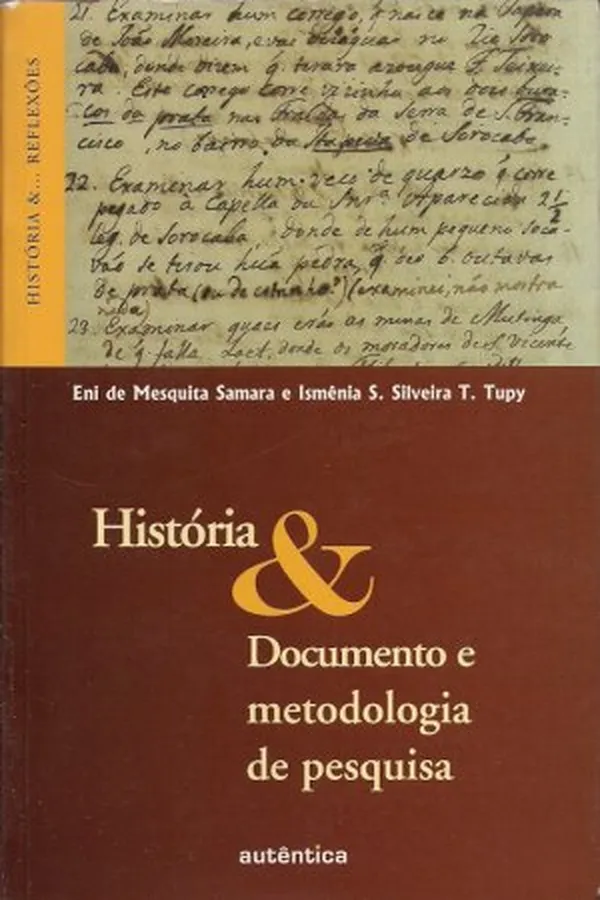 Capa de História & Documento e metodologia de pesquisa