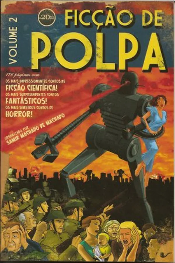 Capa de Ficção de Polpa - Volume 2