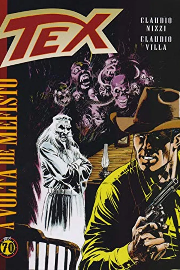 Capa de Tex. A Volta de Mefisto