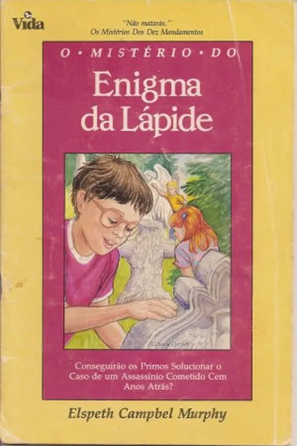 Capa de O mistério do enigma da lápide