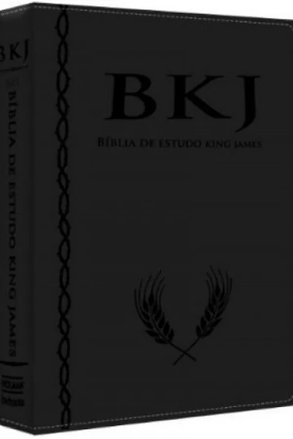 Capa de Bíblia de Estudo King James 1611