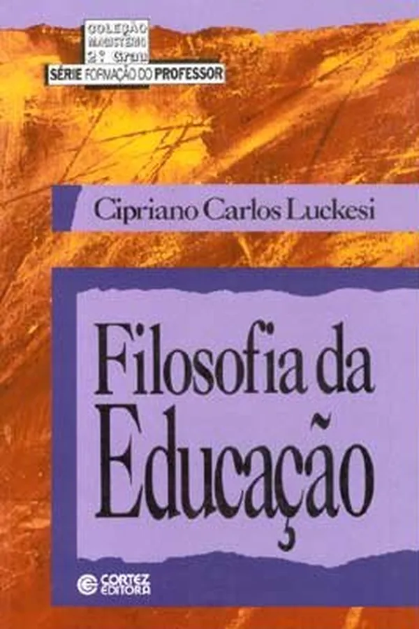 Capa de Filosofia da Educação