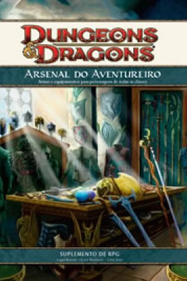 Capa de Dungeons & Dragons: arsenal do aventureiro 4.0