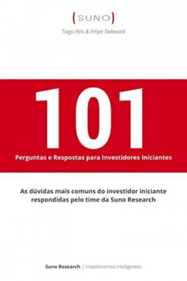Capa de 101 Perguntas e Respostas para Investidores Iniciantes