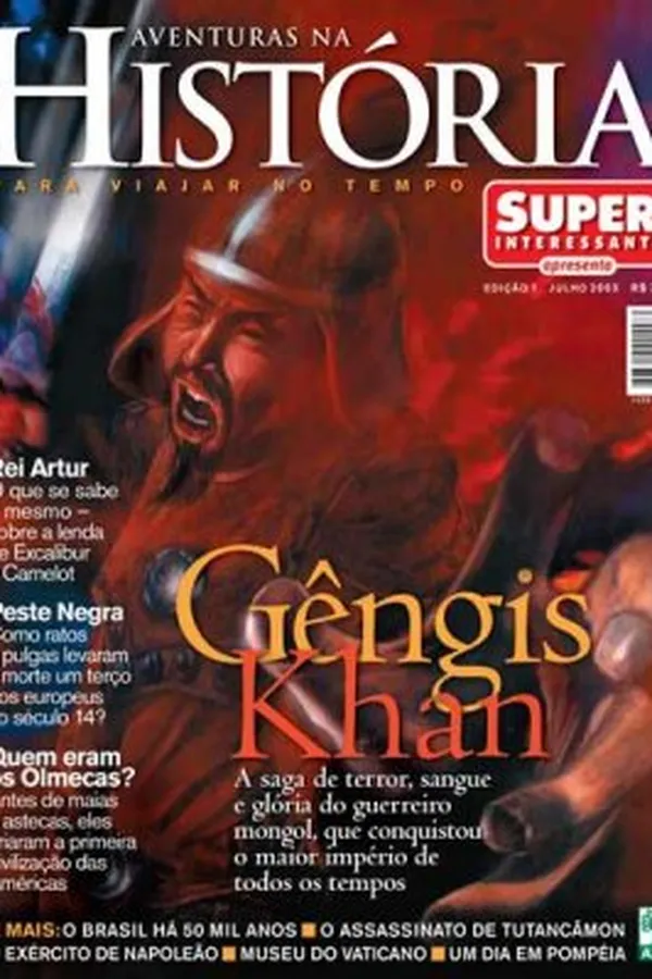 Capa de Aventuras na História Nº 01 (Julho de 2003)
