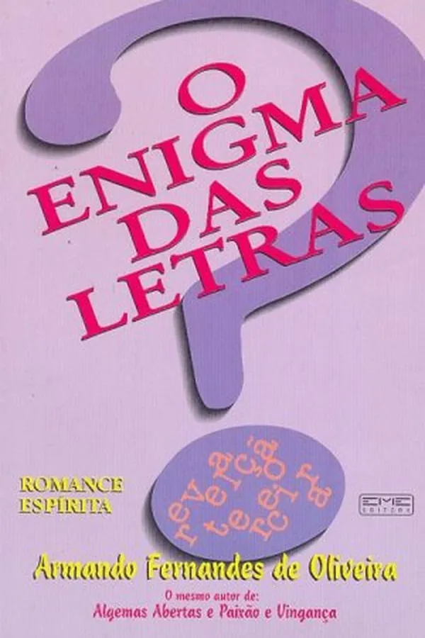 Capa de O enigma das letras