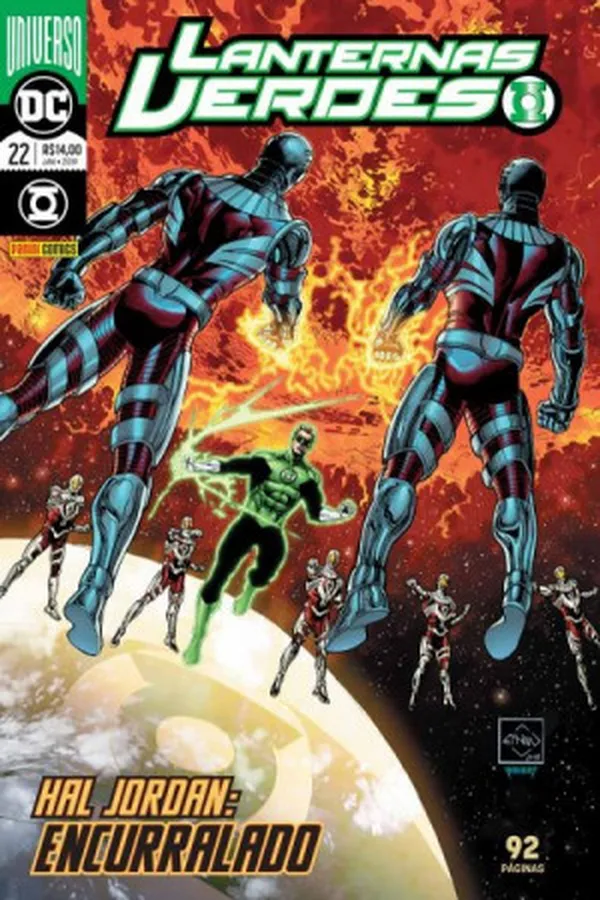 Capa de Lanternas Verdes #22