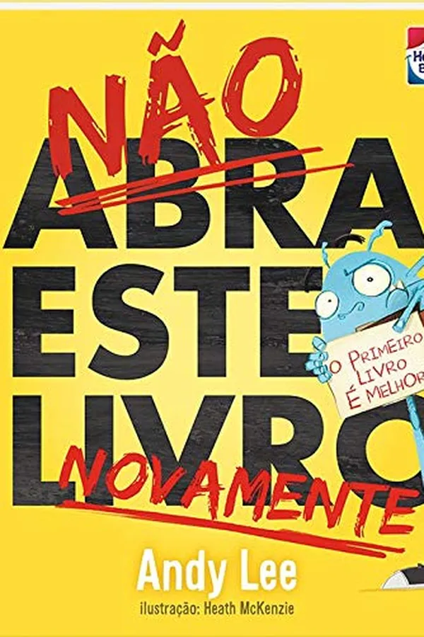 Capa de Não abra este livro - Novamente