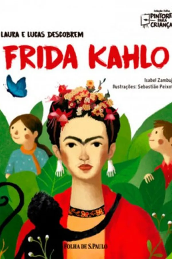 Capa de Laura e Lucas descobrem Frida Kahlo