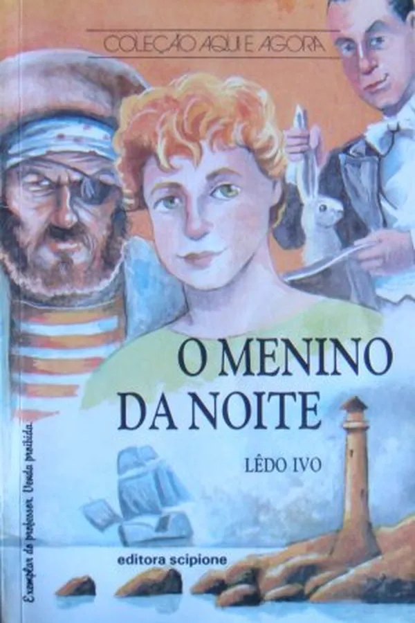 Capa de O menino da noite