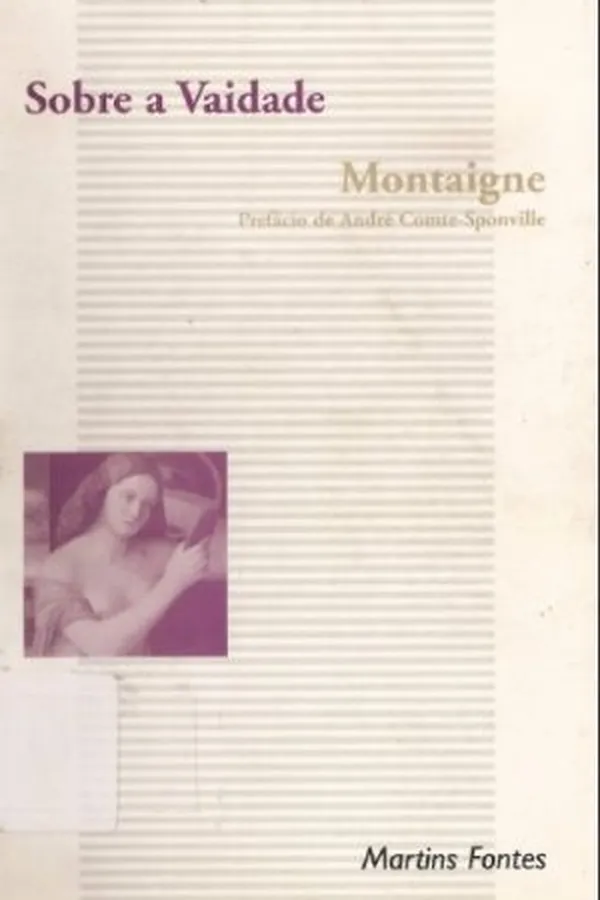 Capa de Sobre a Vaidade