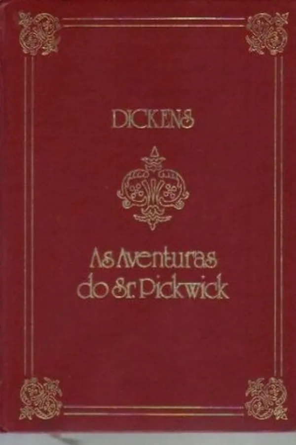 Capa de As Aventuras do Senhor Pickwick