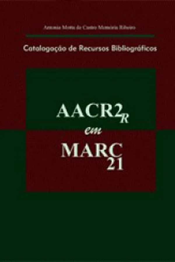 Capa de Catalogação de recursos bibliográficos