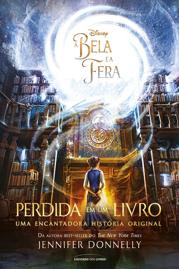 Capa de A Bela e a Fera. Perdida em Um Livro.