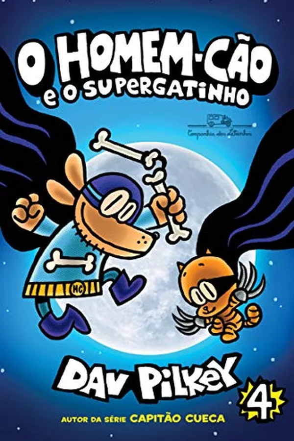 Capa de O Homem-Cão e o Supergatinho: Homem-Cão - Vol. 4