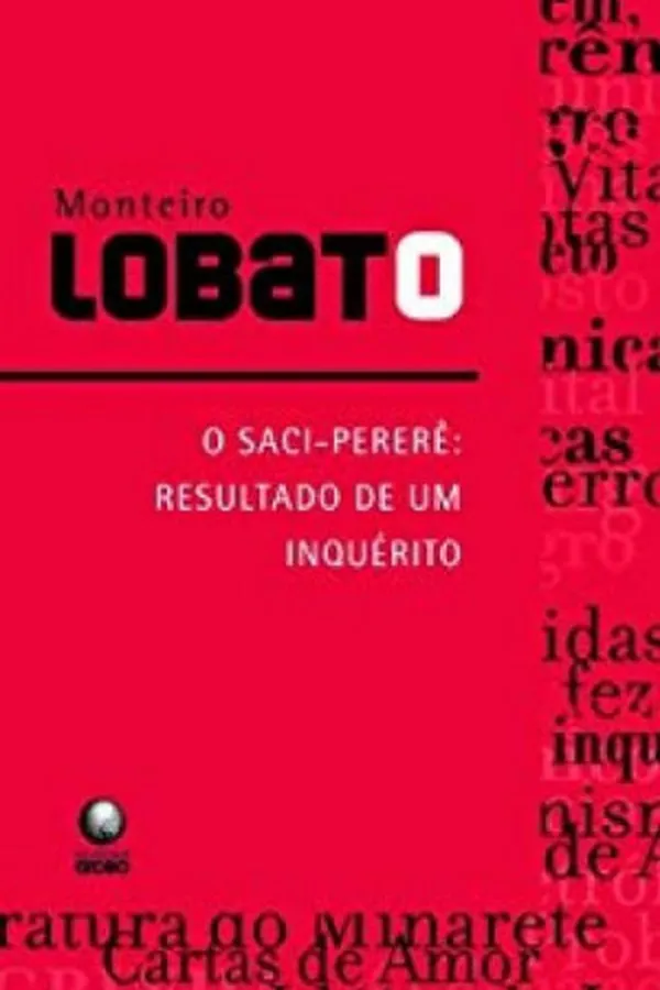 Capa de O Saci Pererê - o resultado de um inquérito