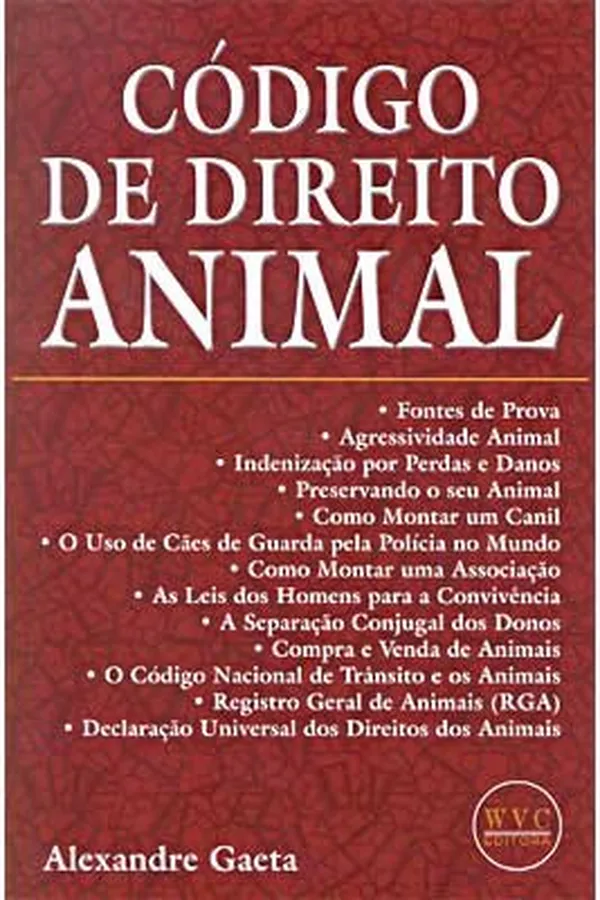 Capa de Código de Direito Animal