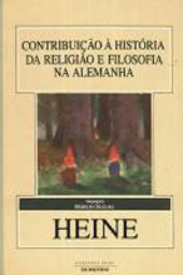 Capa de Contribuição a Historia da Religião e Filosofia na Alemanha