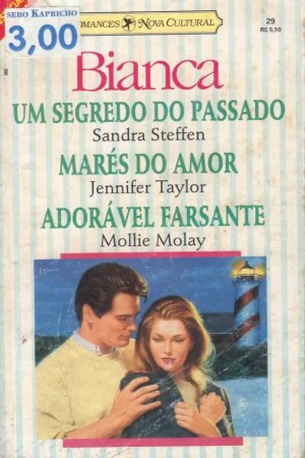 Capa de Um Segredo do Passado; Marés do Amor; Adorável Farsante