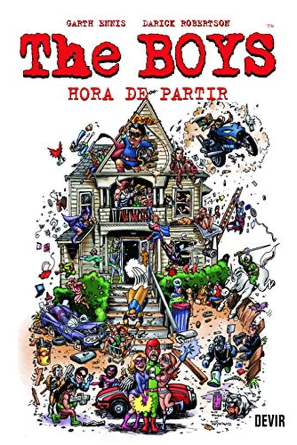 Capa de The Boys Volume 4: Hora de Partir