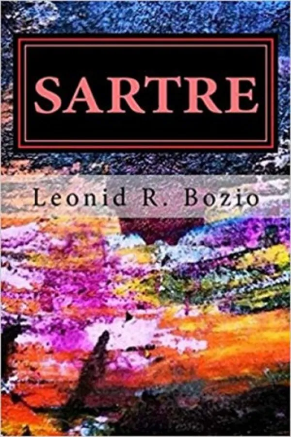 Capa de Sartre: O homem como criador do seu proprio mundo.