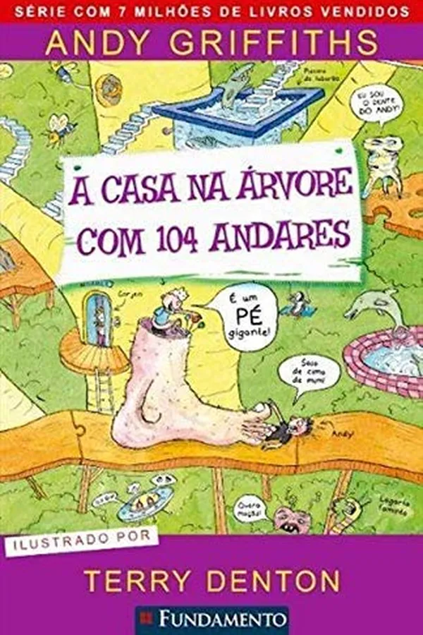 Capa de A casa na árvore com 104 andares