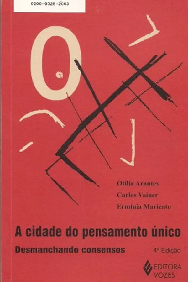 Capa de A cidade do pensamento único