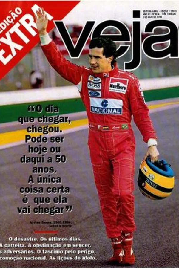 Capa de Veja Edição Extra Ayrton Senna